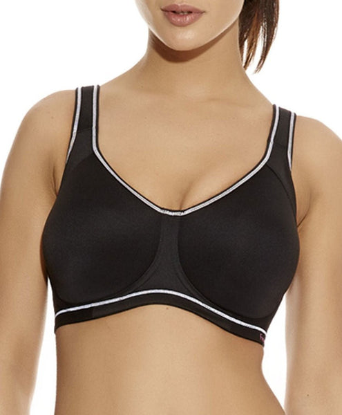 Freya Lingerie Sonic Underwired Sports bra E-H cup CARBON – Lace