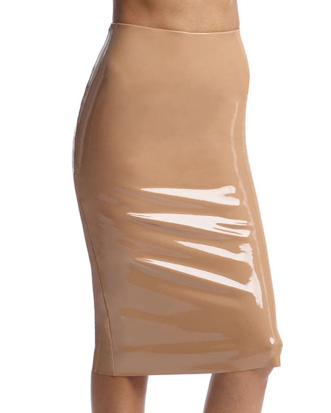 Commando Faux Patent Leather Mini Skirt - An Intimate Affaire