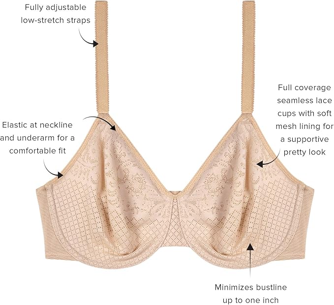 Wacoal Visual Effects Minimizer Bra (J cup)