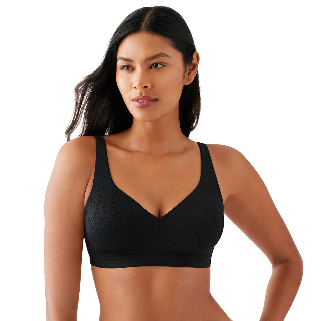 Wacoal Inside Job Wire Free Bra (Black)