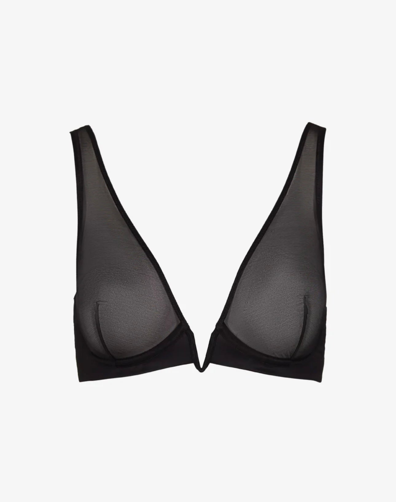 Commando Chic Mesh Plunge Underwire Bra