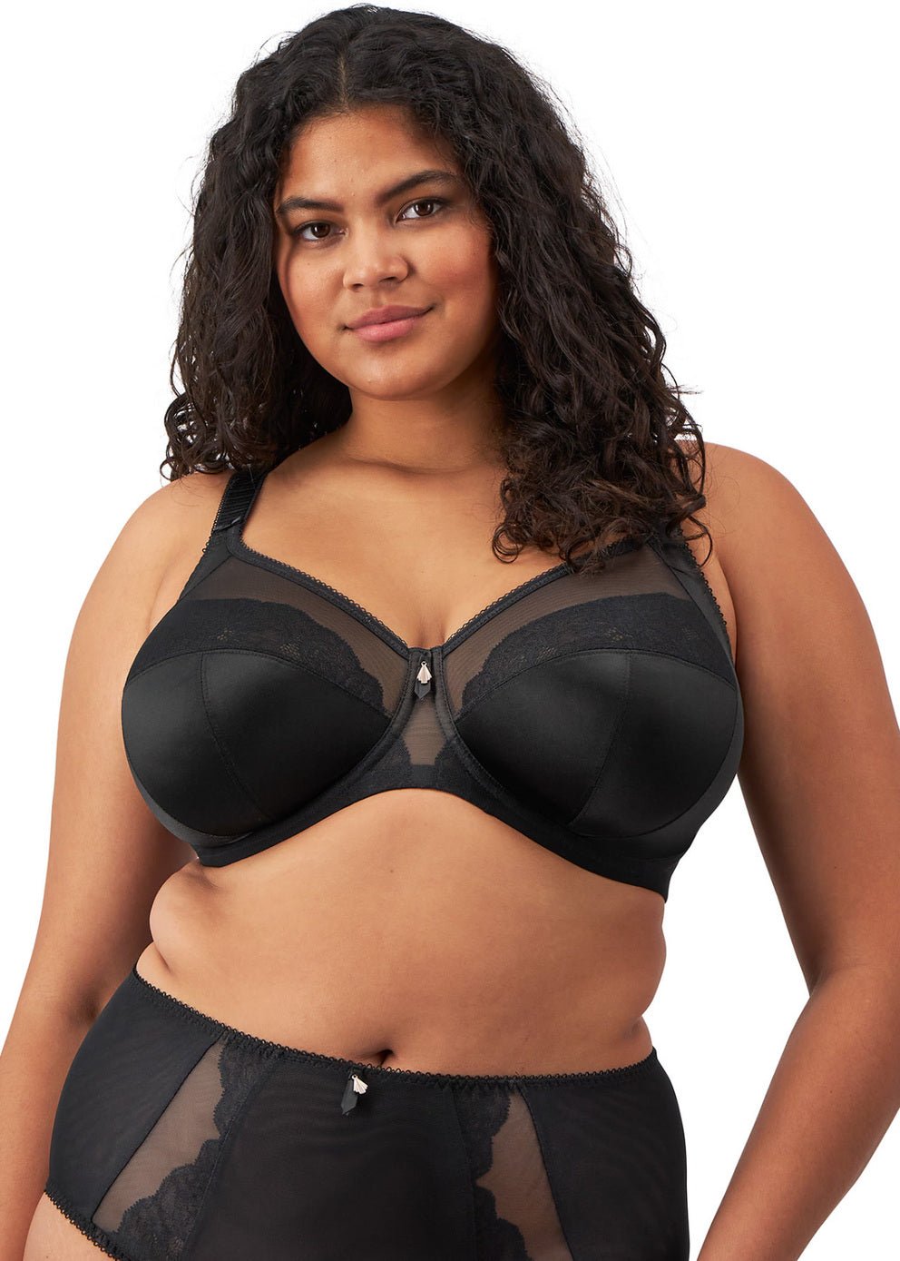 Elomi Cate Allure Full Cup Banded Bra (Black)