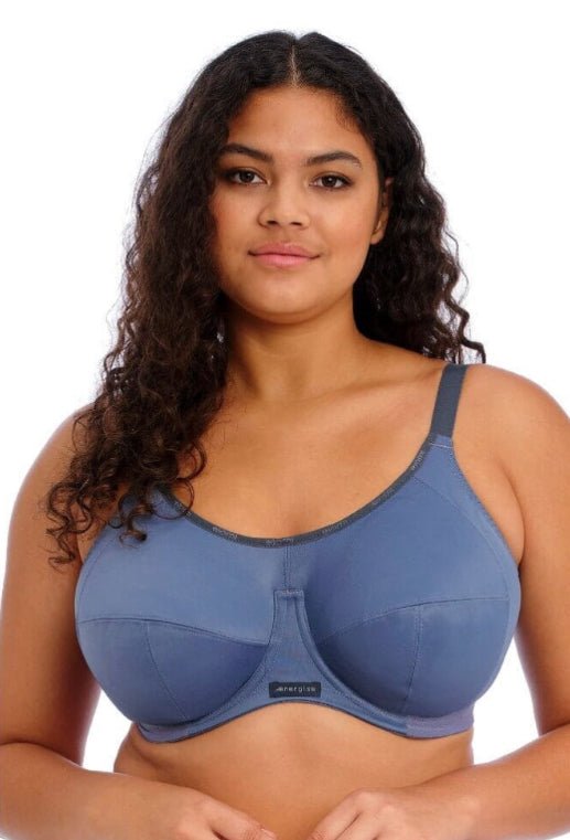 Elomi Energise Underwire Sports Bra - Vintage Denim