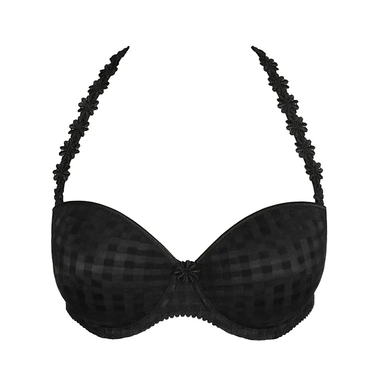 Marie Jo Avero Padded Bra Strapless (Black, Pearly Pink)