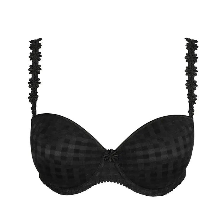 Marie Jo Avero Padded Bra Strapless (Black, Pearly Pink)