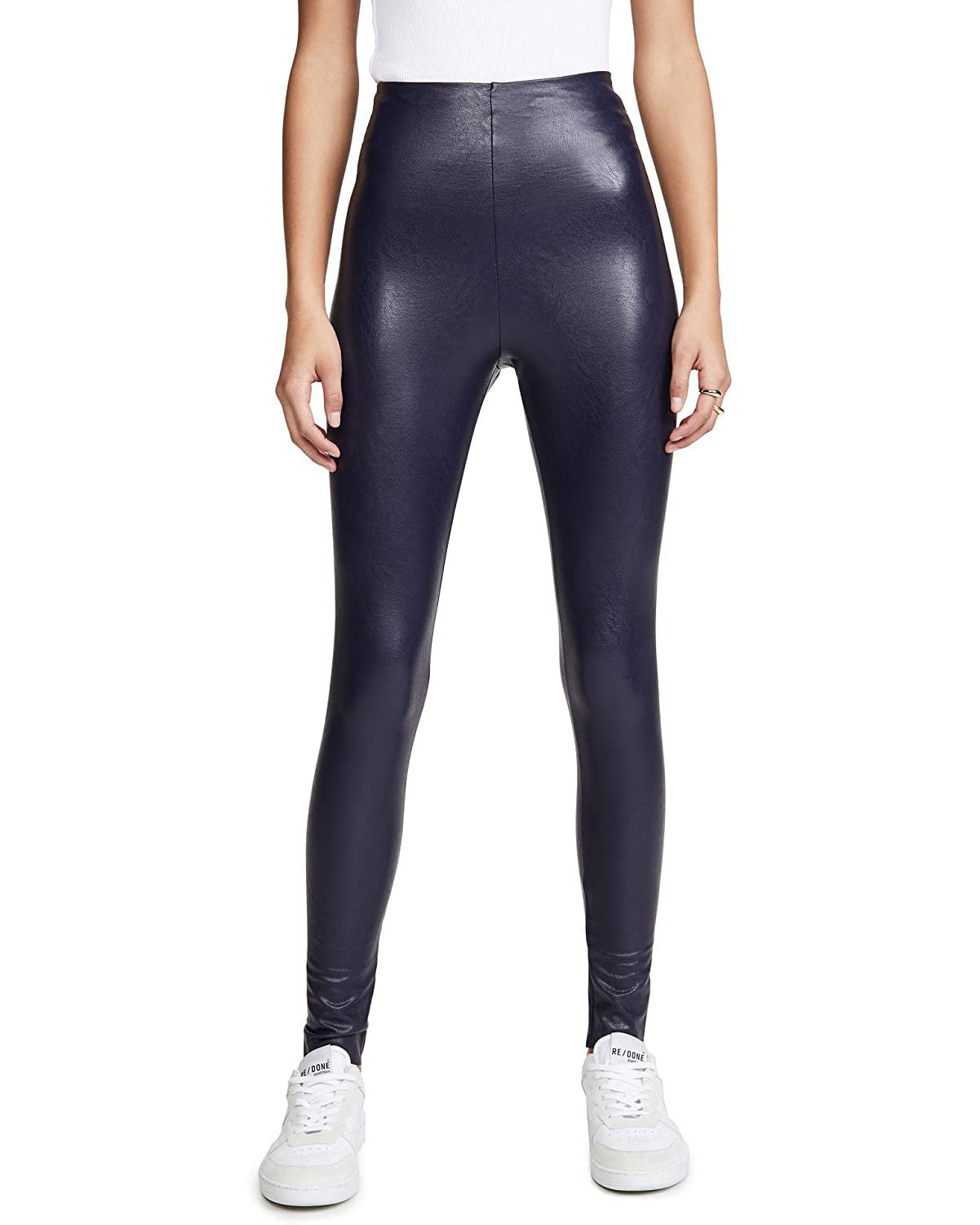 Commando Perfect Control Faux Leather Legging In Black. - Size L (Also In M,  S, XL, XS) for Women