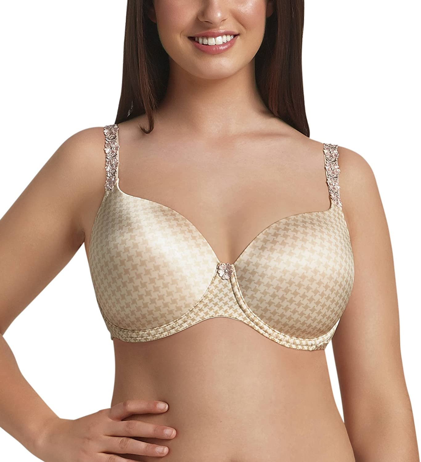 RosaFaia Josephine Womens Padded Contour Underwired Bra, 32G, Pearl Rose -  An Intimate Affaire