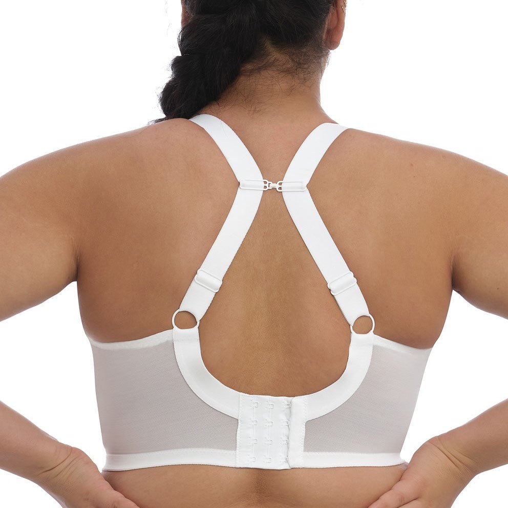 Elomi Energise Underwire Sports Bra - White - An Intimate Affaire