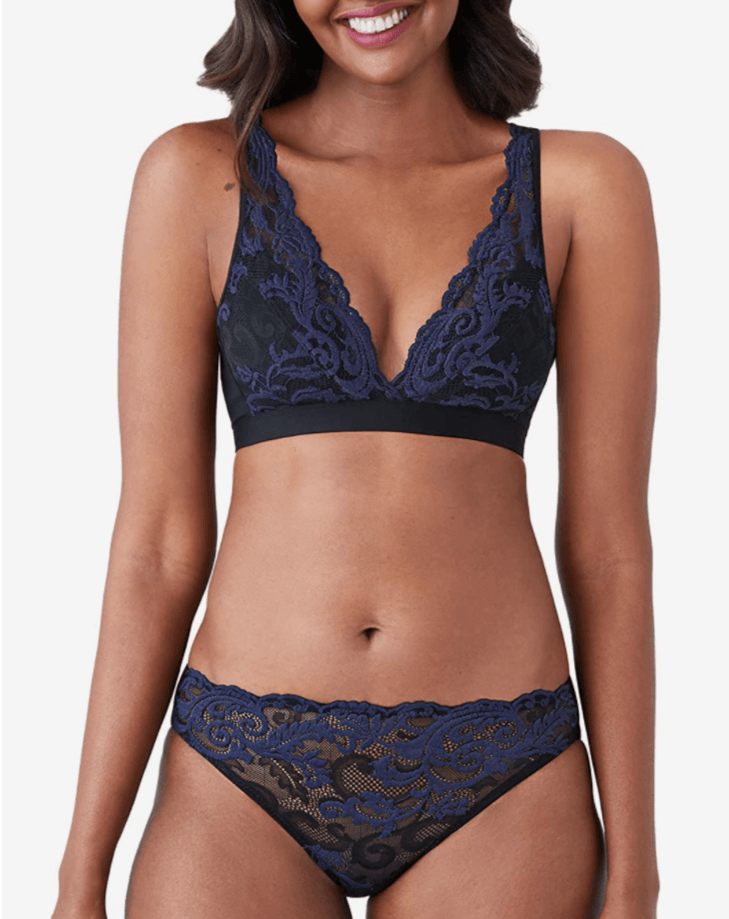Wacoal B-Smooth Wire Free Bralette - Ombre Blue