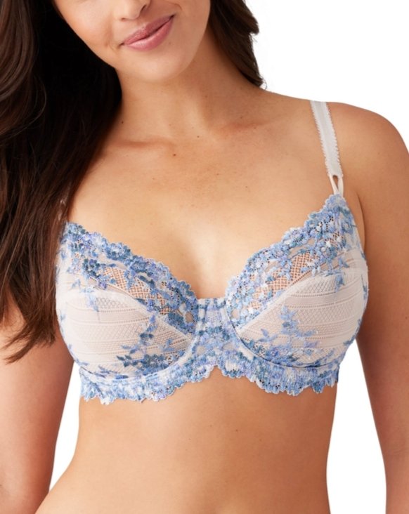  Wacoal Embrace Lace Bra Stretch Underwired Semi Sheer Non  Padded Bras Lingerie : Clothing, Shoes & Jewelry